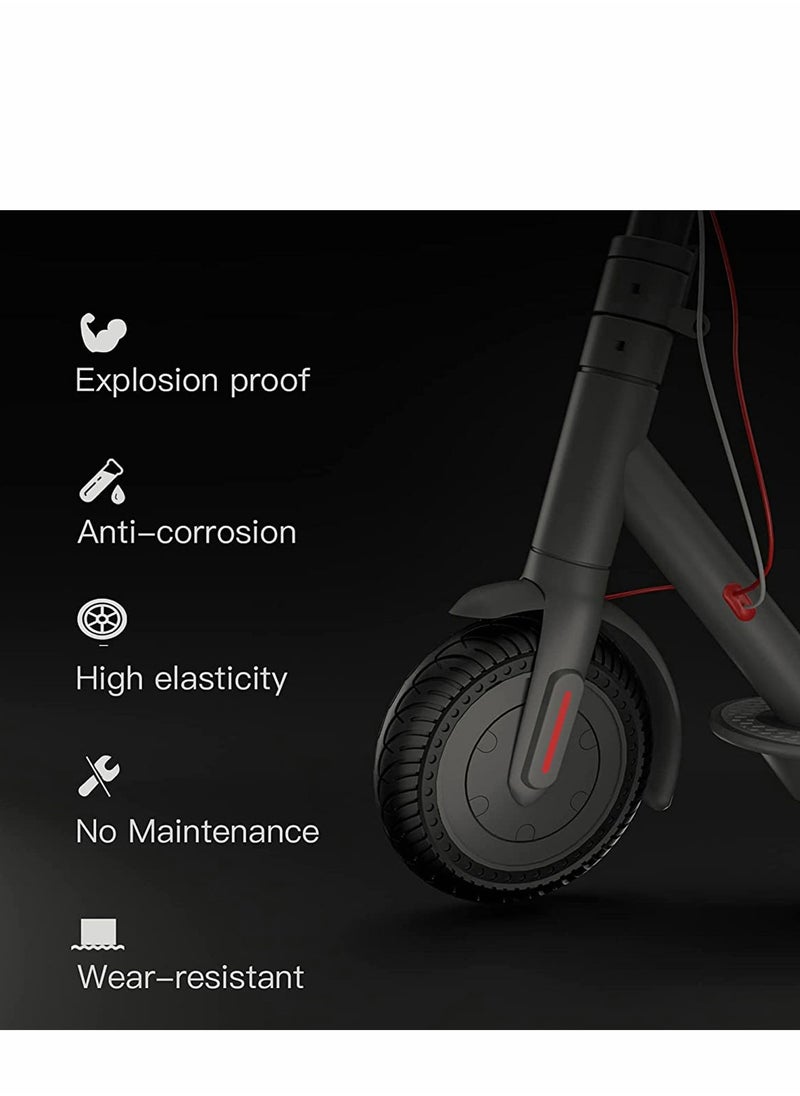 SYOSI - Solid Rubber Tire 8.5 inch for Gotrax GXL V2/XR/APEX XL S2/S2R M365/Pro Scooter Front/Rear Tyre Shock Absorption Explosion Proof Accessories 2PCS - Image 1