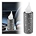 VKQTS Bling Car Tissue Holder for Cup HolderRhinestone Travel Car Tissue Box30 Tissues3plyUniversal Cylinder Tissues Dispenser for Cars Interior Decor as Gift for Women Black - Image 2
