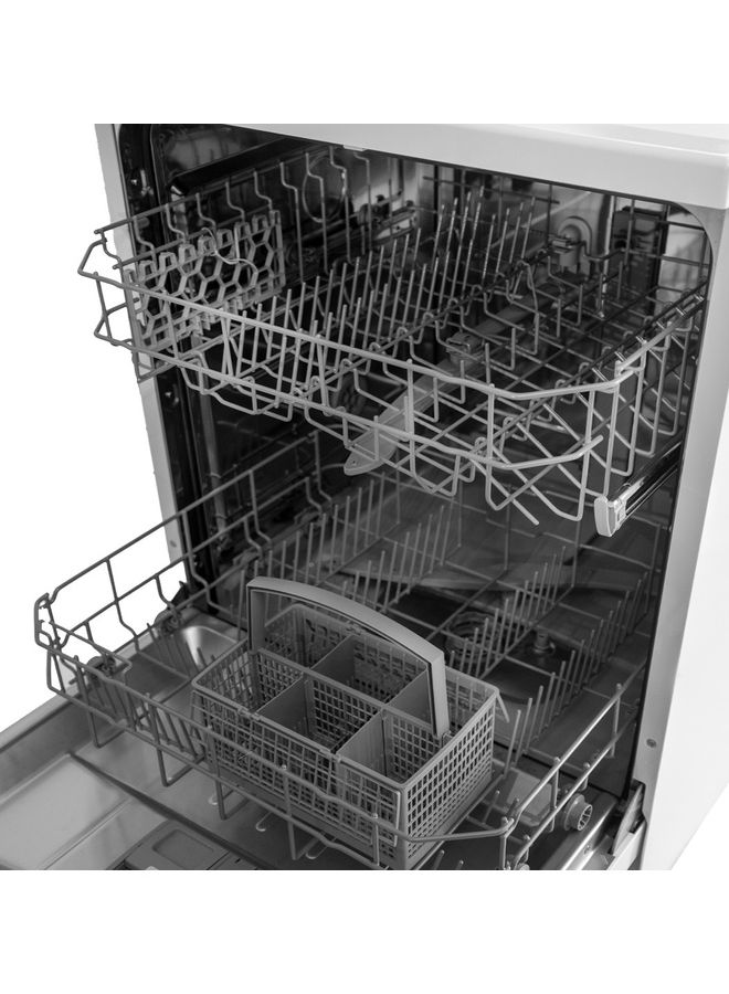 evvoli Dishwasher 12 Place Setting, 6 Programs, 2 Rack Levels, 11L, High Energy Efficiency, Quiet 11 L 2100 W EVDW-122W White - Image 5