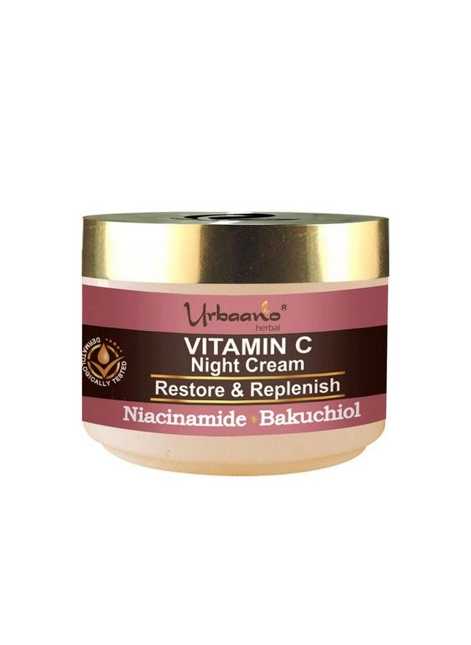 Vitamin C Night Cream Glow With Natural Bakuchiol (Retinol) & Niacinamide Skin Brightening Daily Facial Moisturizer For Women & Men (50 Gm) - pzsku/Z3E3D03E4FF80BE052726Z/45/_/1690020731/27807c63-d32f-433a-8cf6-2fa7d37ea19f