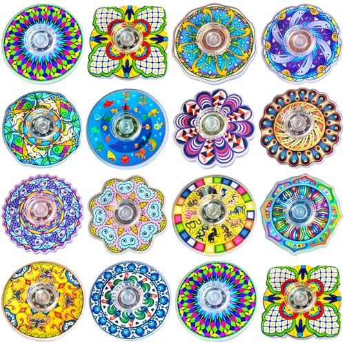 Sqlhrke 28 Pack Fidget Spinner Toys Mini Party Favors Easter Basket Goodie Bag Stuffers Gifts Stress Relief Sensory Toys for Kids Teens Adults ADHD Autisms Treasure Box Toy for Classroom Prizes Supplies - Image 1