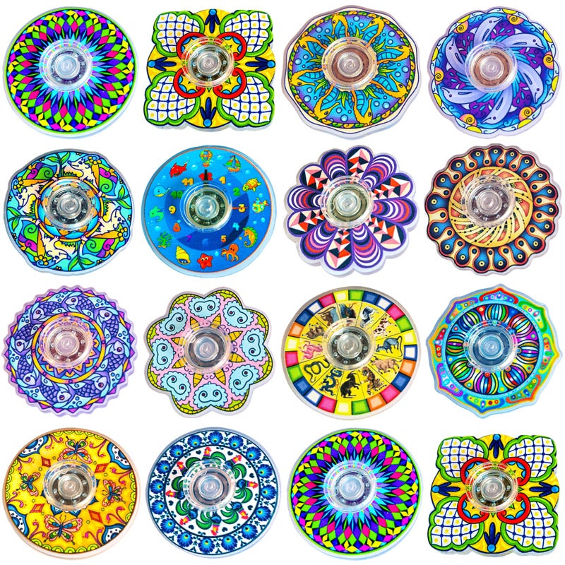 Sqlhrke 28 Pack Fidget Spinner Toys Mini Party Favors Easter Basket Goodie Bag Stuffers Gifts Stress Relief Sensory Toys for Kids Teens Adults ADHD Autisms Treasure Box Toy for Classroom Prizes Supplies - Image 3