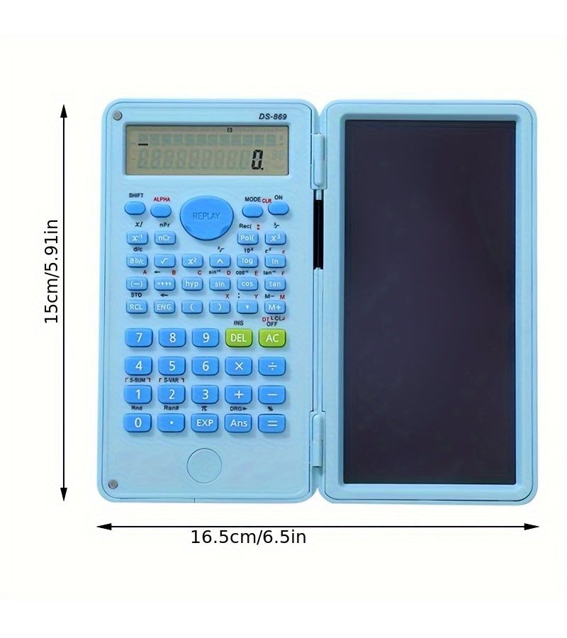 Purple Handwriting Board Calculator Built In Battery 12 Digit Display - Image 2