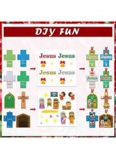 32 Sets Nativity Craft Kits For Kids Diy Bible Christian Religious Christmas Crafts Jesus Is The Reason Ornament Christian Sunday School Crafts For Kids Xmas Party Fun Preschool Classroom Activities - pzsku/Z3E3D16A615E08285B47EZ/45/_/1732787259/eba9e423-06a9-4dd4-851a-2d9fad998e60