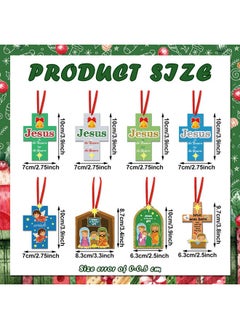 32 Sets Nativity Craft Kits For Kids Diy Bible Christian Religious Christmas Crafts Jesus Is The Reason Ornament Christian Sunday School Crafts For Kids Xmas Party Fun Preschool Classroom Activities - pzsku/Z3E3D16A615E08285B47EZ/45/_/1732787261/8b47f314-38d1-4aa3-8305-180d44f47dd2