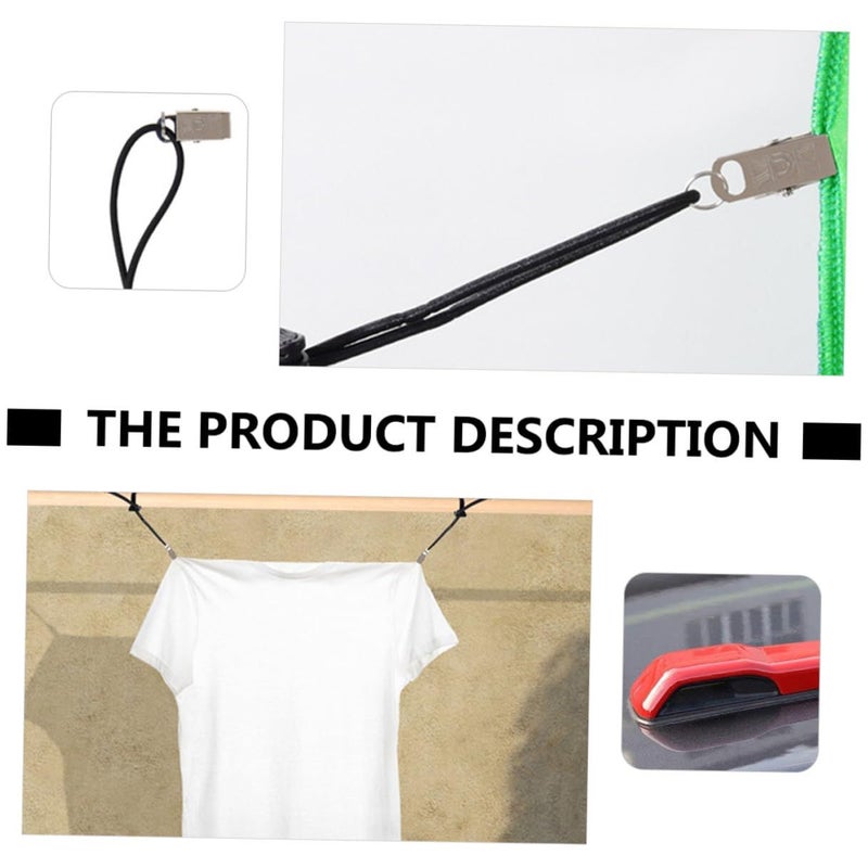 6 Pcs Adjustable Nylon Backdrop Clips For Studio Background Support Random Color - Image 4