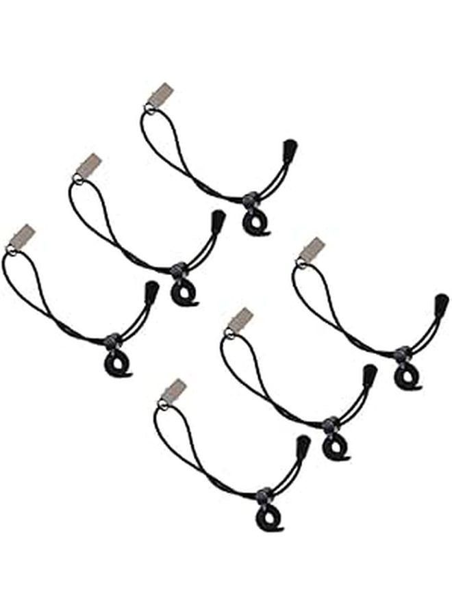 6 Pcs Adjustable Nylon Backdrop Clips For Studio Background Support Random Color - Image 1