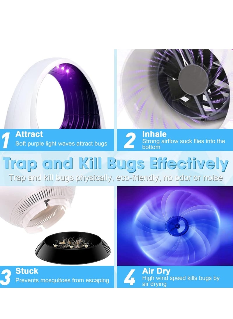 Generic - Indoor Bug Zapper with LED UV Light for Effective Mosquito and Fly Control, Electric Gnat Killer for Home Use - Image 1