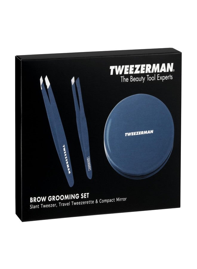Tweezerman Brow & Lash Set - Compact Mirror, Mini Slant Tweezer and Lash Curler for All Eye Shapes - Image 5
