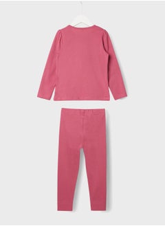 NAME IT Kids Pony Print Pyjama Set  - Image 2