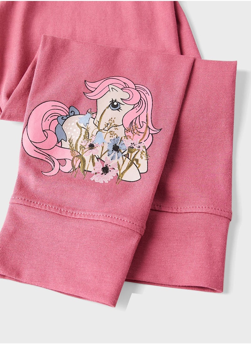 NAME IT Kids Pony Print Pyjama Set  - Image 4