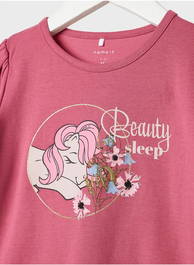NAME IT Kids Pony Print Pyjama Set