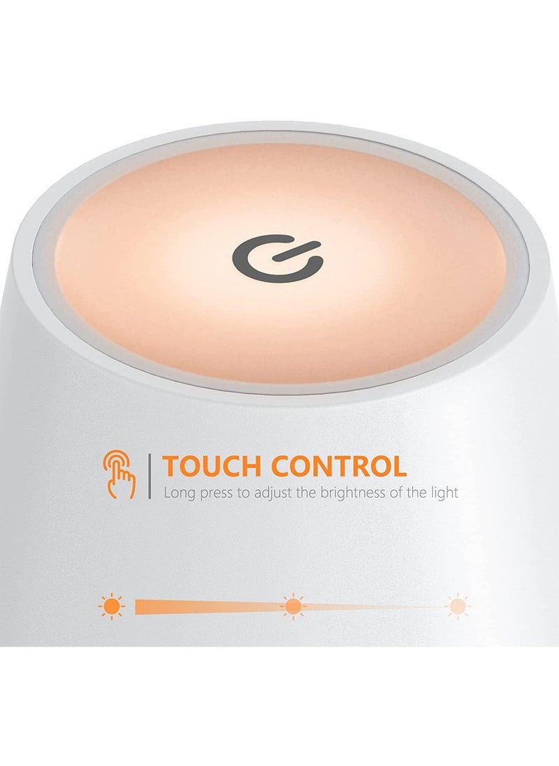 Modern LED Cordless Table Lamp Rechargeable Powered Touch Control Bedside Lamp IP54 Waterproof