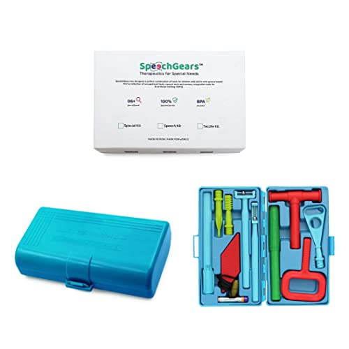 SPEECHGEARS Special Kit, Sensory Integration Tools, Speech Tools, Feeding Tools, V-Pen, Uni-Tip, Pointed-Tip, Talk-Tip, TT-LR, TT-UD, Tongue-Steer, Hickey, Sensory-Bite, Oro-Tube (Hard Green) - Image 2
