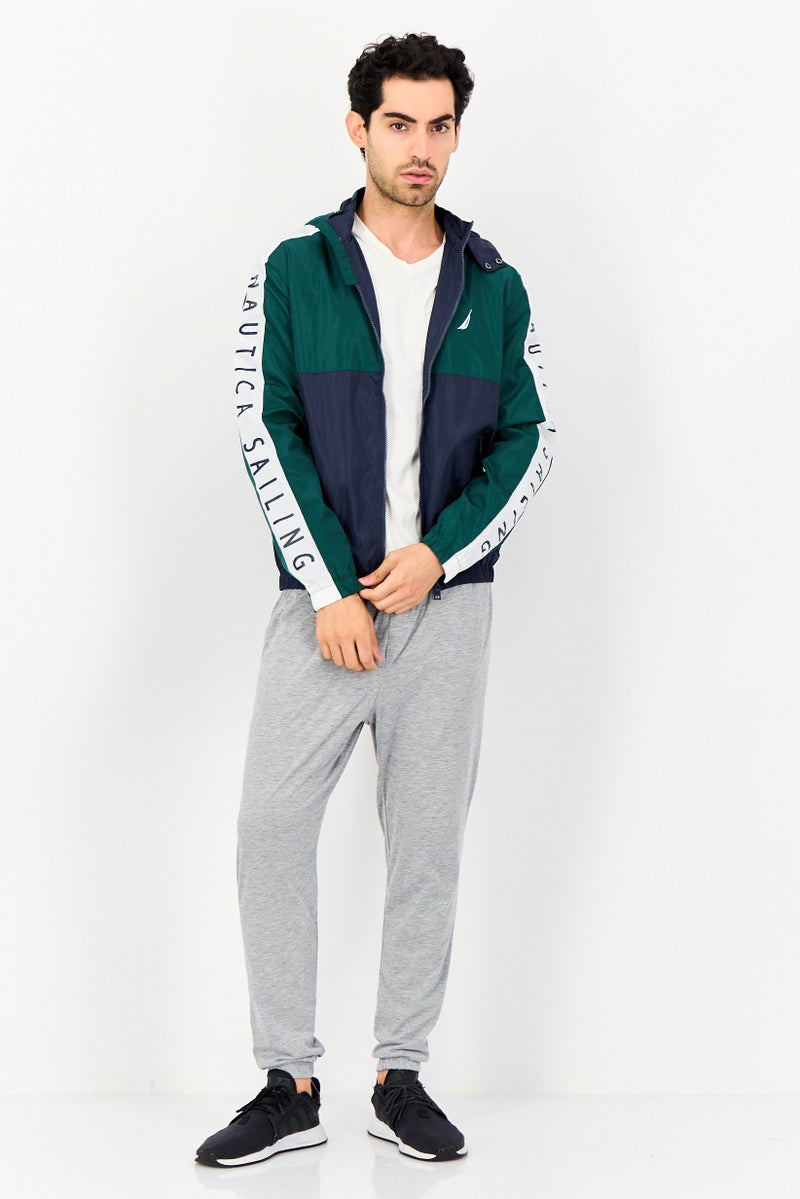 NAUTICA جاكيتات خارجية للرجال بأكمام طويلة وقبعة، متعددة الألوان - Image 4