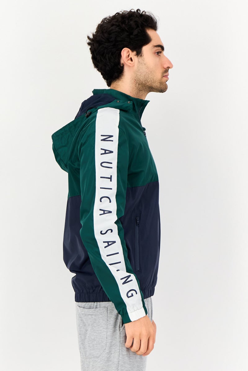 NAUTICA جاكيتات خارجية للرجال بأكمام طويلة وقبعة، متعددة الألوان - Image 2