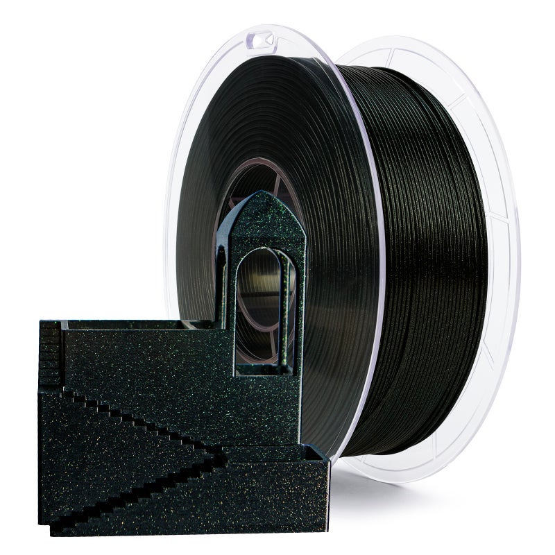 ZIRO FAIRY GREEN Glitter Twinkling PLA Firefly Series Filament 1.75mm 1kg/2.2lb Spool, - Image 5