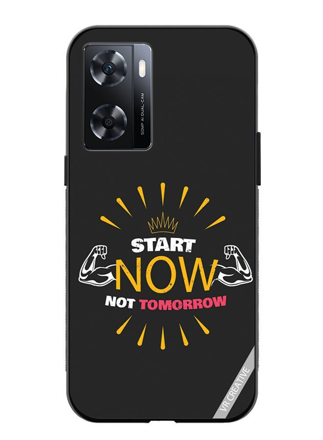 VR CREATIVE Protective Case Cover For OnePlus Nord N20 SE Start Now Not Tomorrow Design Multicolour - Image 1