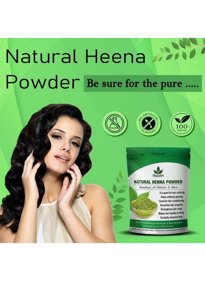 Havintha - Natural Henna Powder For Hair Color | 100% Natural Hair Dye - Lawsonia Inermis - 227Gm - Image 1