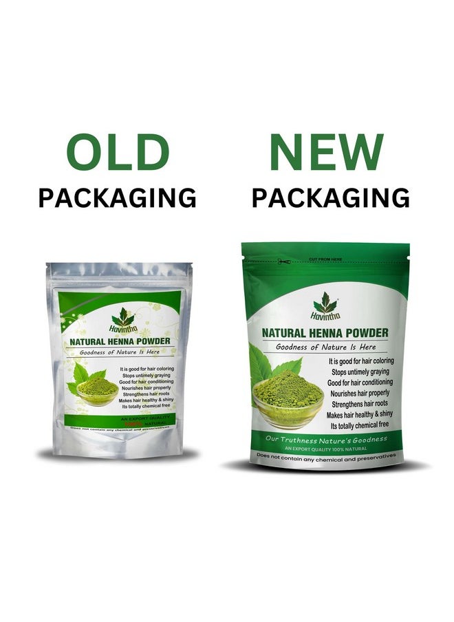 Havintha - Natural Henna Powder For Hair Color | 100% Natural Hair Dye - Lawsonia Inermis - 227Gm - Image 1