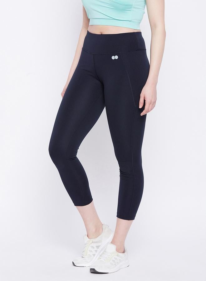 Clovia Snug Fit Active Tights with Reflective Logo - Image 3