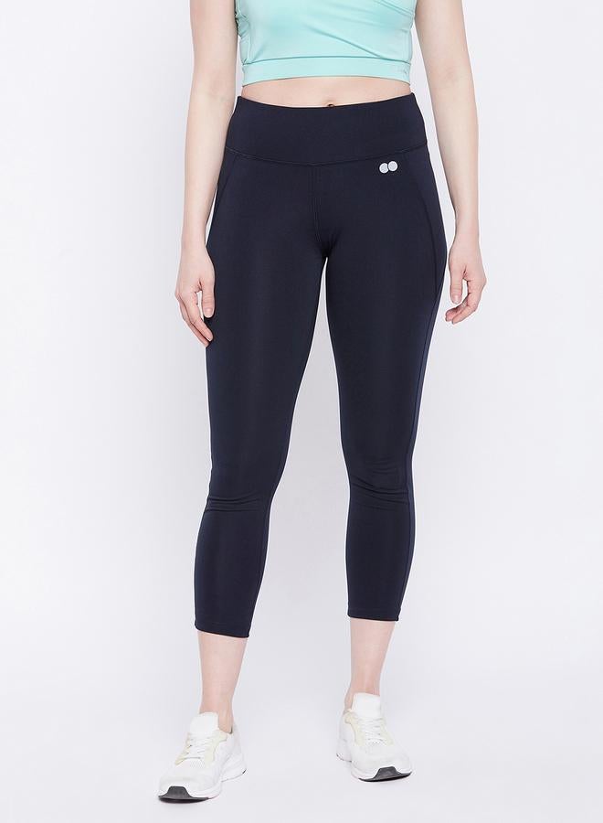 Clovia Snug Fit Active Tights with Reflective Logo - Image 2