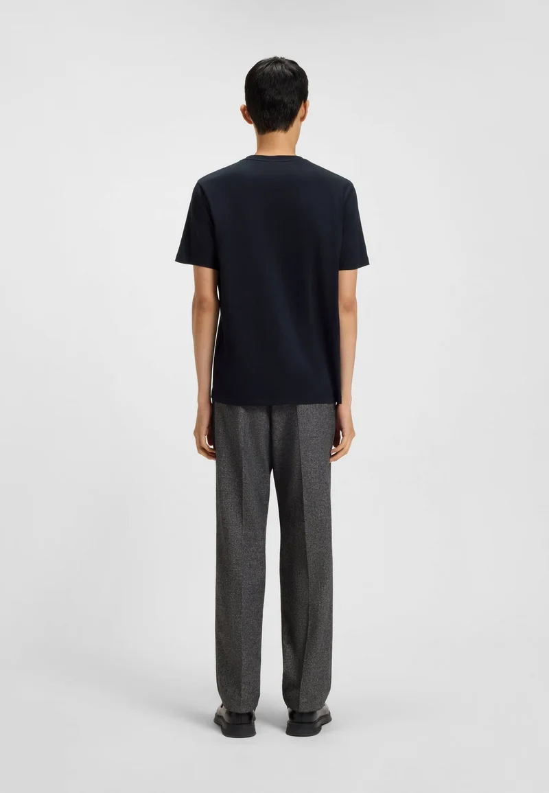 HUGO Cotton-jersey T-shirt with dog artwork