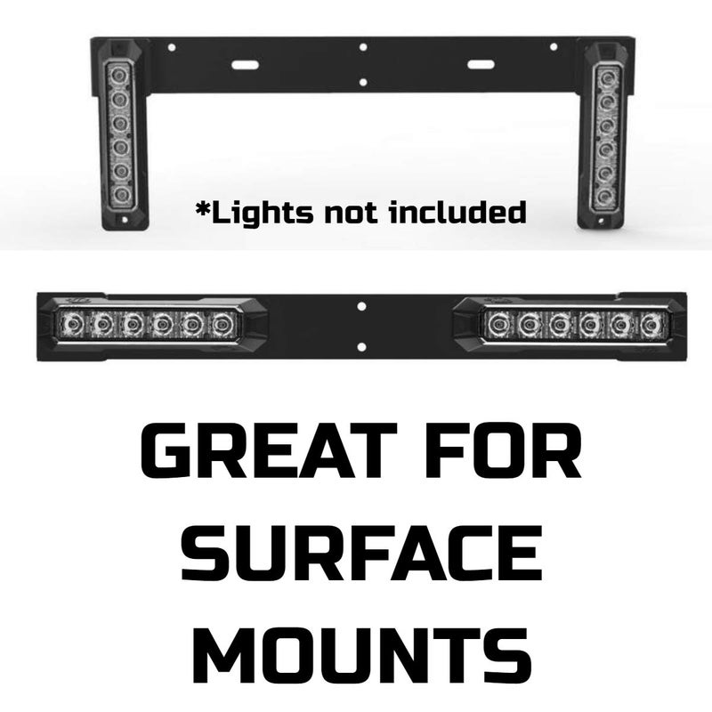 SpeedTech Lights License Plate Bracket for SpeedTech Lights Z Series LED Strobe Light â€“ Mount for Police, Tow, Construction, and Emergency Vehicles Hazard Warning Lights - Image 5