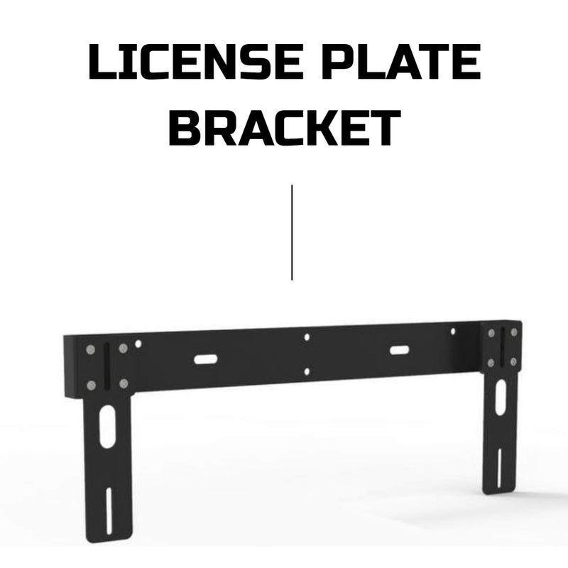SpeedTech Lights License Plate Bracket for SpeedTech Lights Z Series LED Strobe Light â€“ Mount for Police, Tow, Construction, and Emergency Vehicles Hazard Warning Lights - Image 2