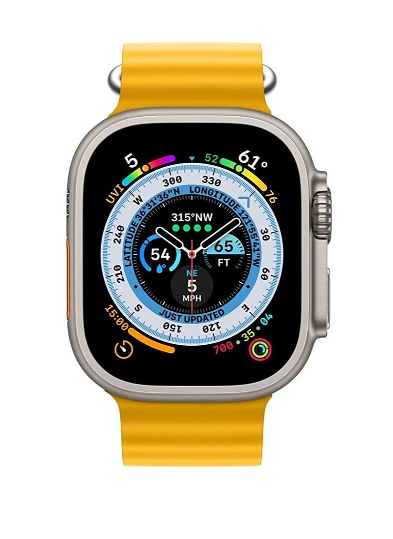 Ycysh New Silicone Compatible with Apple Watch Ultra Ocean Band 49mm 38mm 40mm 41mm 42mm 44mm 45mm,Women Men Soft Sport Strap for iwatch Series Ultra 8 7 6 5 4 3 2 1 SE