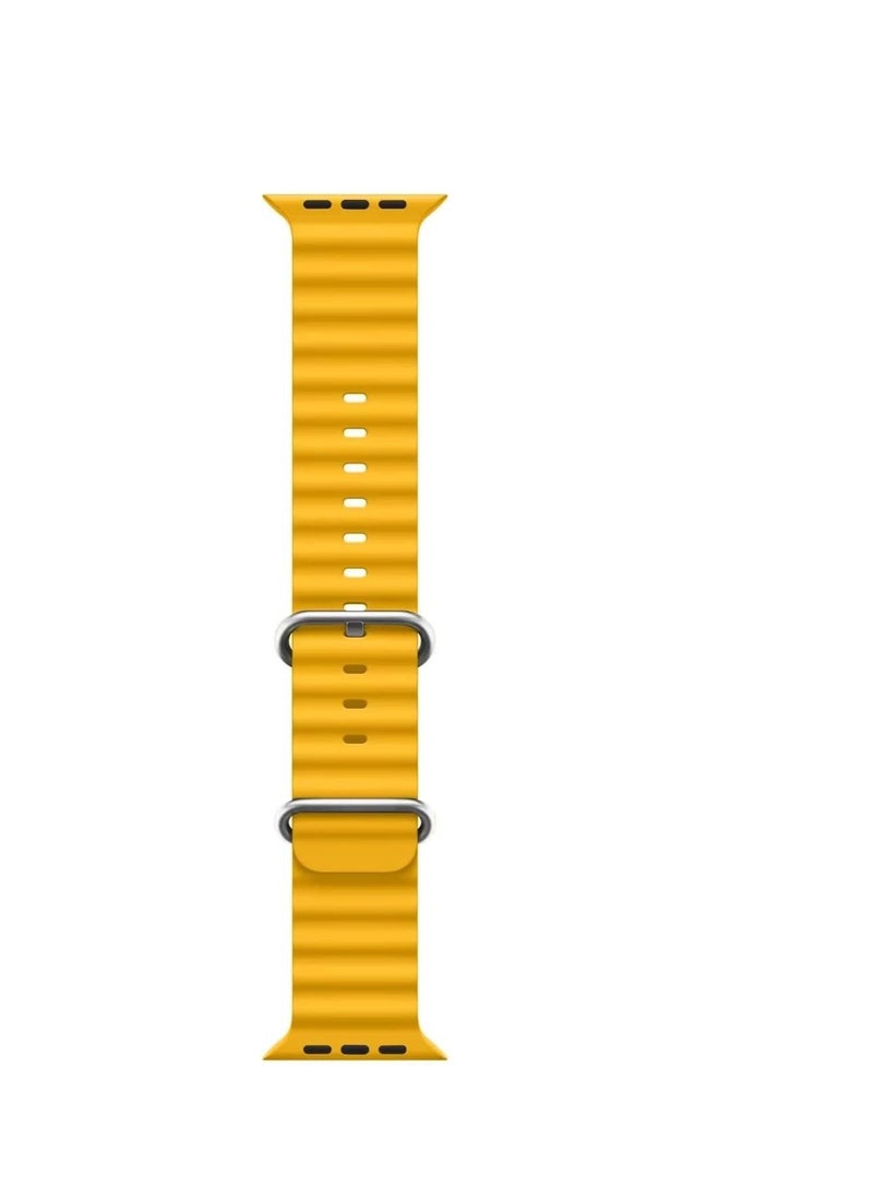 Ycysh New Silicone Compatible with Apple Watch Ultra Ocean Band 49mm 38mm 40mm 41mm 42mm 44mm 45mm,Women Men Soft Sport Strap for iwatch Series Ultra 8 7 6 5 4 3 2 1 SE