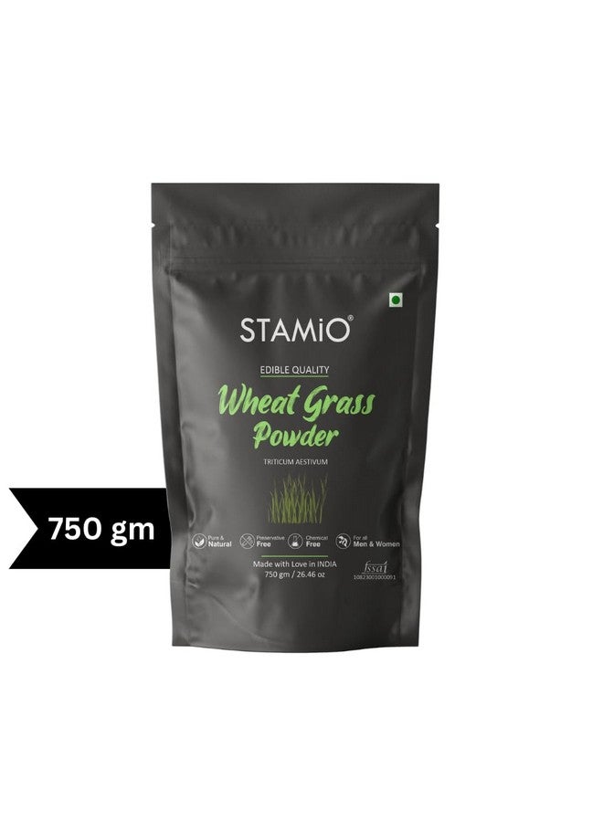 STAMIO Wheat Grass Powder 750 gm for Men & Women | Triticum aestivum | Immunity | In Pouch 26.46 oz - Image 5