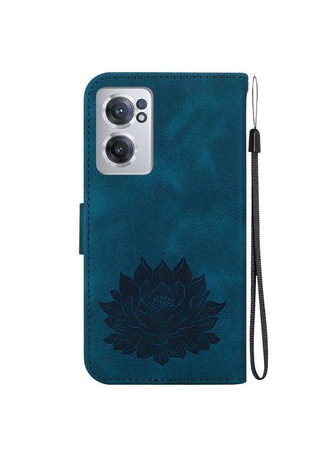 S-TOP Case For OnePlus Nord CE 2 5G Lotus Embossed Leather Phone Case - Image 3