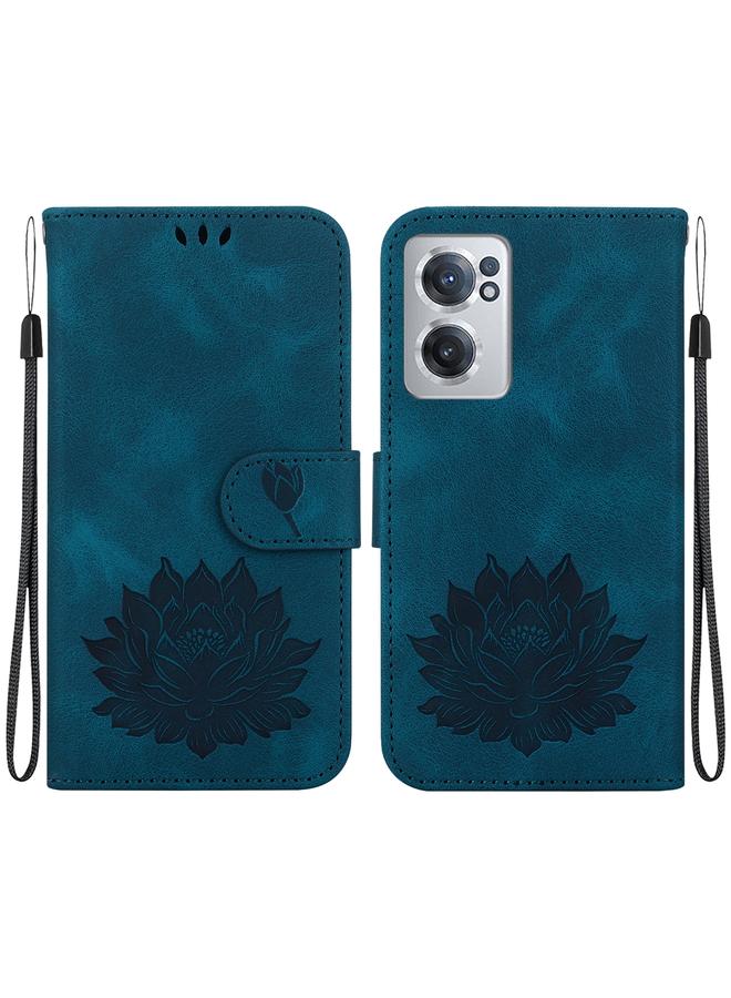 S-TOP Case For OnePlus Nord CE 2 5G Lotus Embossed Leather Phone Case - Image 1