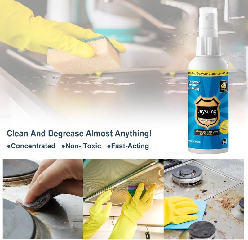klarako Magic Degreaser Cleaner Spray, Kitchen Cleaner Spray Degreaser, All Purpose Cleaner Spray, 100g Clean All Home Kitchen SurfaceOil pollution，degreaser cleaner spray magic (1pcs) - Image 3