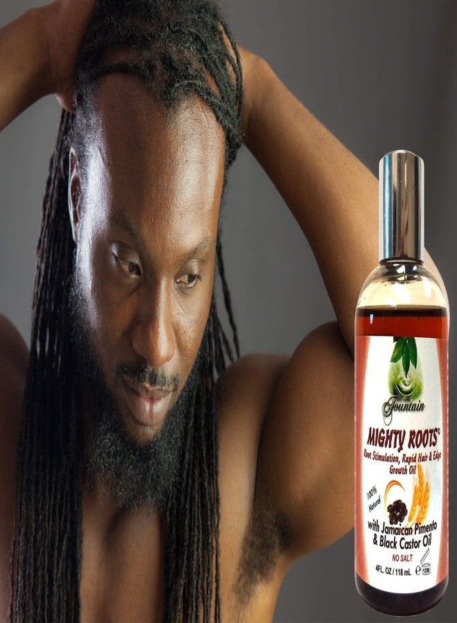 Fountain Mighty Roots Organic Edge Growth Treatment with Jamaican Black Castor Pimento Oil and Satin Cap For 3 Times The Growth 4 Ounces - Image 5