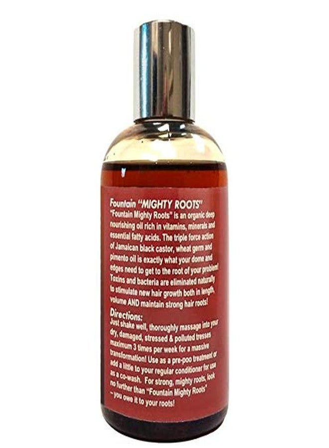 Fountain Mighty Roots Organic Edge Growth Treatment with Jamaican Black Castor Pimento Oil and Satin Cap For 3 Times The Growth 4 Ounces - Image 3
