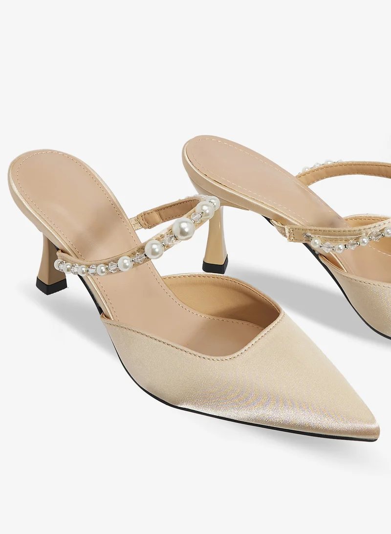 Khizana Beige classic_pumps for Women | Best Price UAE