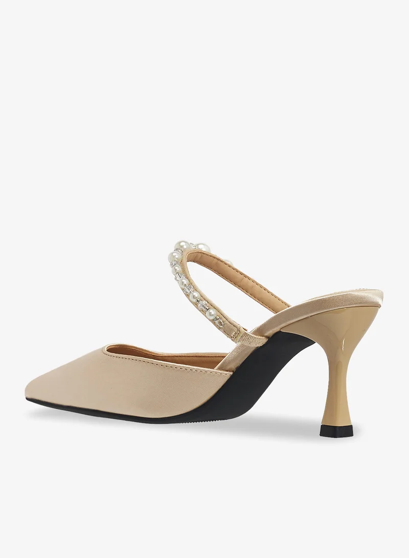 Khizana Beige classic_pumps for Women | Best Price UAE