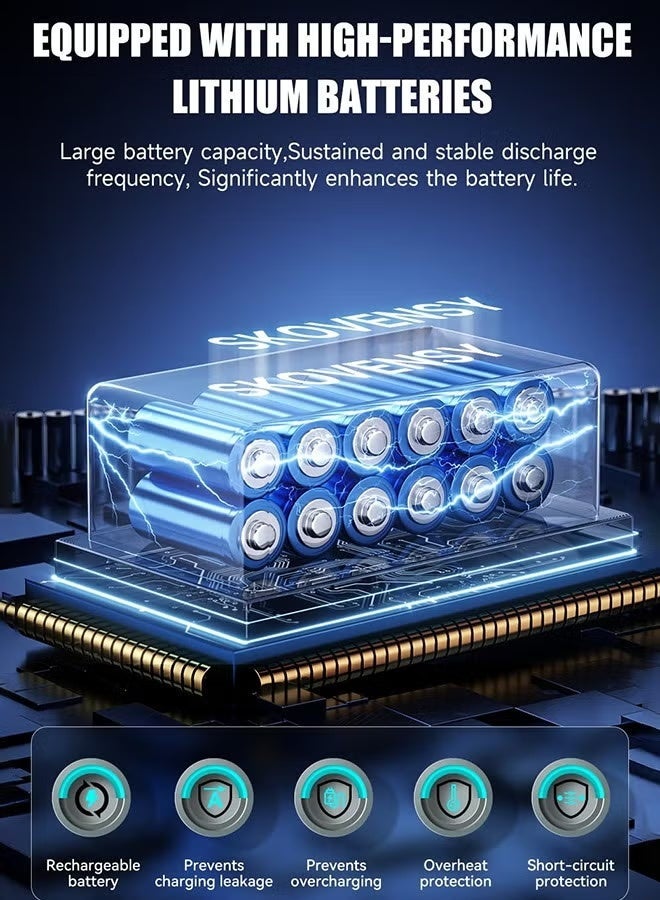 RION 48V Cordless Power Tool Kit – 128-Piece Professional Home & Garden Repair Set with Drill, Hand Tools & DIY Accessories - Image 3