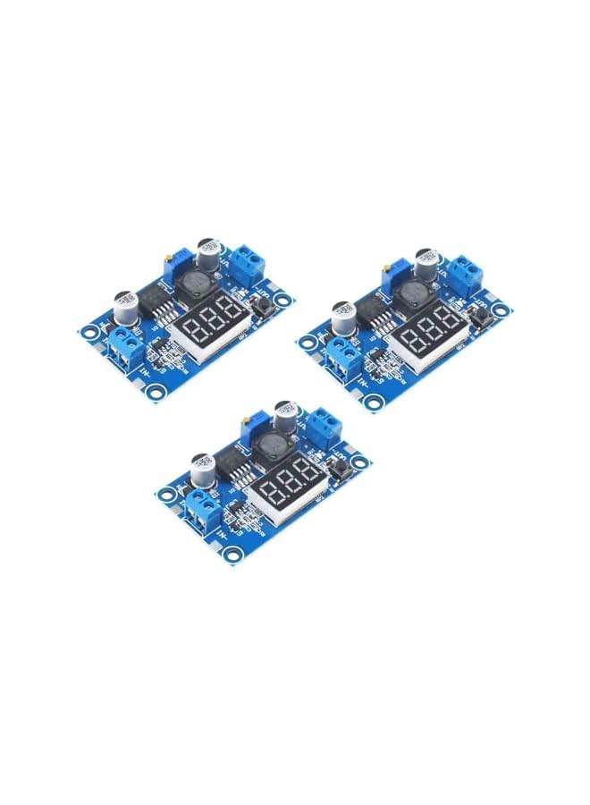promass 3PCS LM2596 Voltage Regulator DC to DC Converter 3.2-35V to 1.25-30V Buck Converter with LED Display - Image 2
