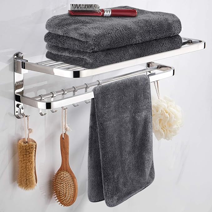SINLAND Microfiber Hand Towel for Bathroom Super Soft Makeup Remover Cloth Washcloth for Home Spa Sports Face Cleansing Towel 40cm x 76cm 3 Pack