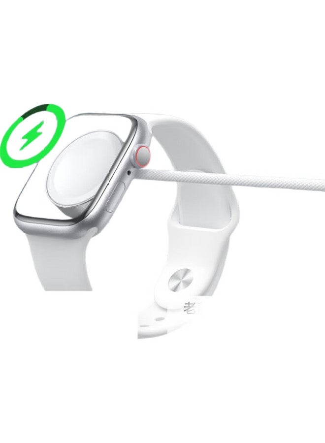 WP [Usa] Compatible With Apple Watch Charger Cable, Magnetic Fast Charging For Apple Iwatch Ultra 2/S10/9/8/7, 5W Fast Charging [Braided Version], Usb Interface - Image 1