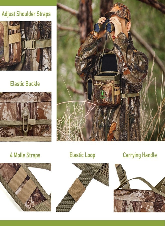 Wild Cedar Binocular Harness Chest Pack with Rangefinder Pouch, Bino Harness with Rain Cover for Bird Watching, Hunting - Image 5