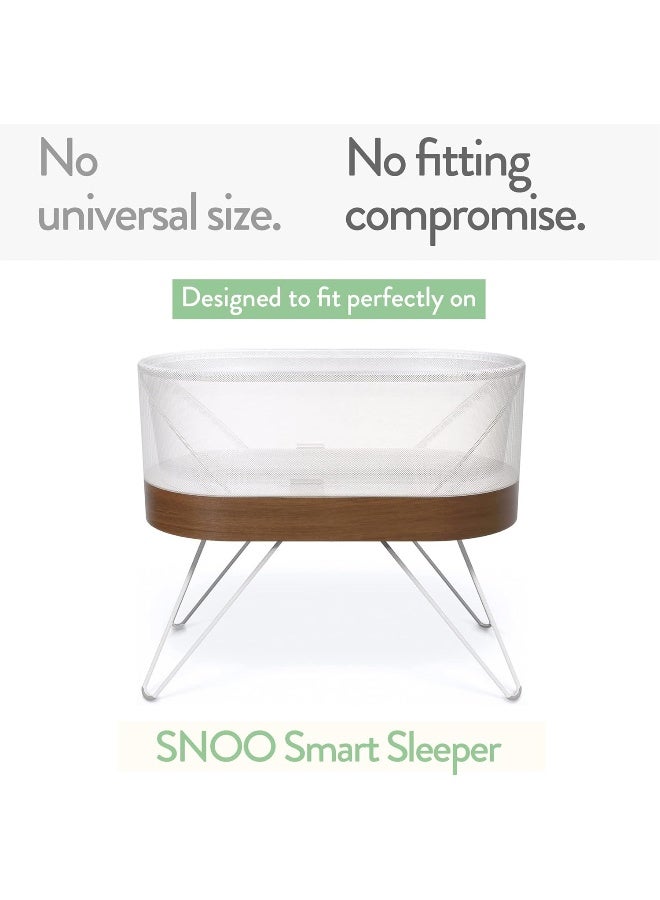 Joey + Joan Joey + Joan Bassinet Fitted Sheets Compatible with SNOO Happiest Baby Oval Bassinet – Snuggly Soft 100% Jersey Cotton – Mustard Yellow Burnt Orange – 2 Pack - Image 2