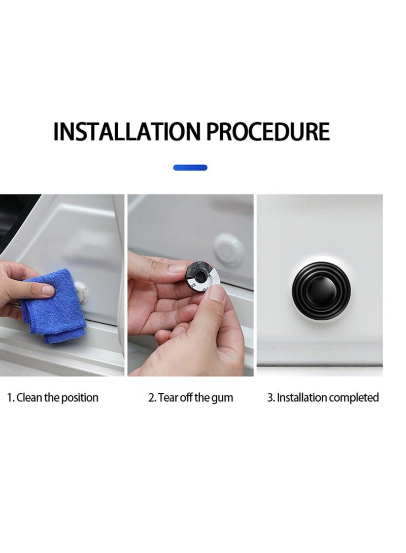 Bukela 30PCS Car Door Shock Absorber Cushion Gasket Decoration Sticker Shock-Absorbing Gasket Anti-Collision Gasket Car Accessories - Image 4