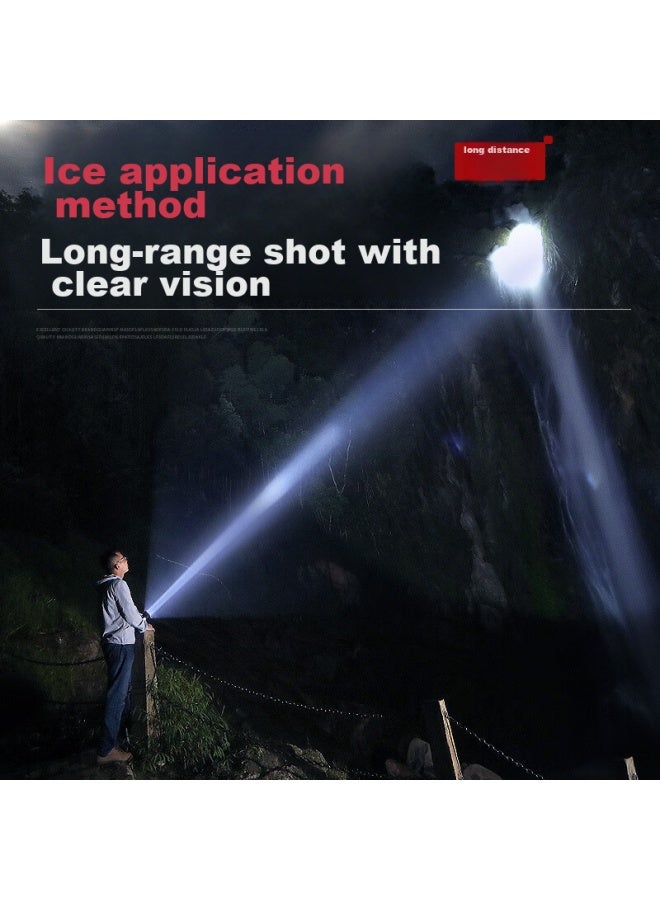 SupFire X60-T Flashlight, High-Intensity Torch, Compact Mini Zoomable, Long-Range, Ultra-Long Battery Life, Super Bright, Outdoor Cycling Light - Image 5