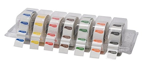 DayMark Safety Systems I132152 Day of The Week 3/4" Square Dissolvable Labels, Monday-Sunday, Label Dispenser Included (7,000 Labels) - Image 5
