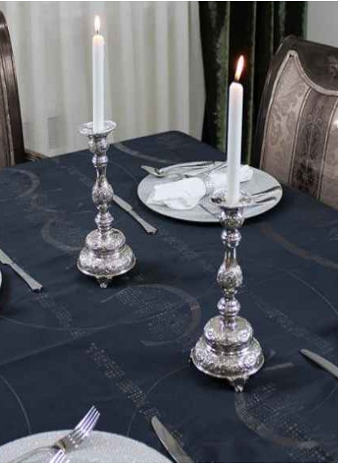 ماركة غير محددة - مجموعة من 8 شموع عمودية أبيض - Image 1