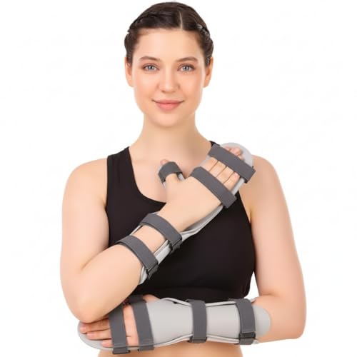 Dr Helix Cockup Splint Left hand Wrist Support Orthopedic Hand Brace for Carpal Tunnel, Sprain, Fracture & Pain Relief Adjustable, Breathable & Lightweight (Pack of 1) - Image 3